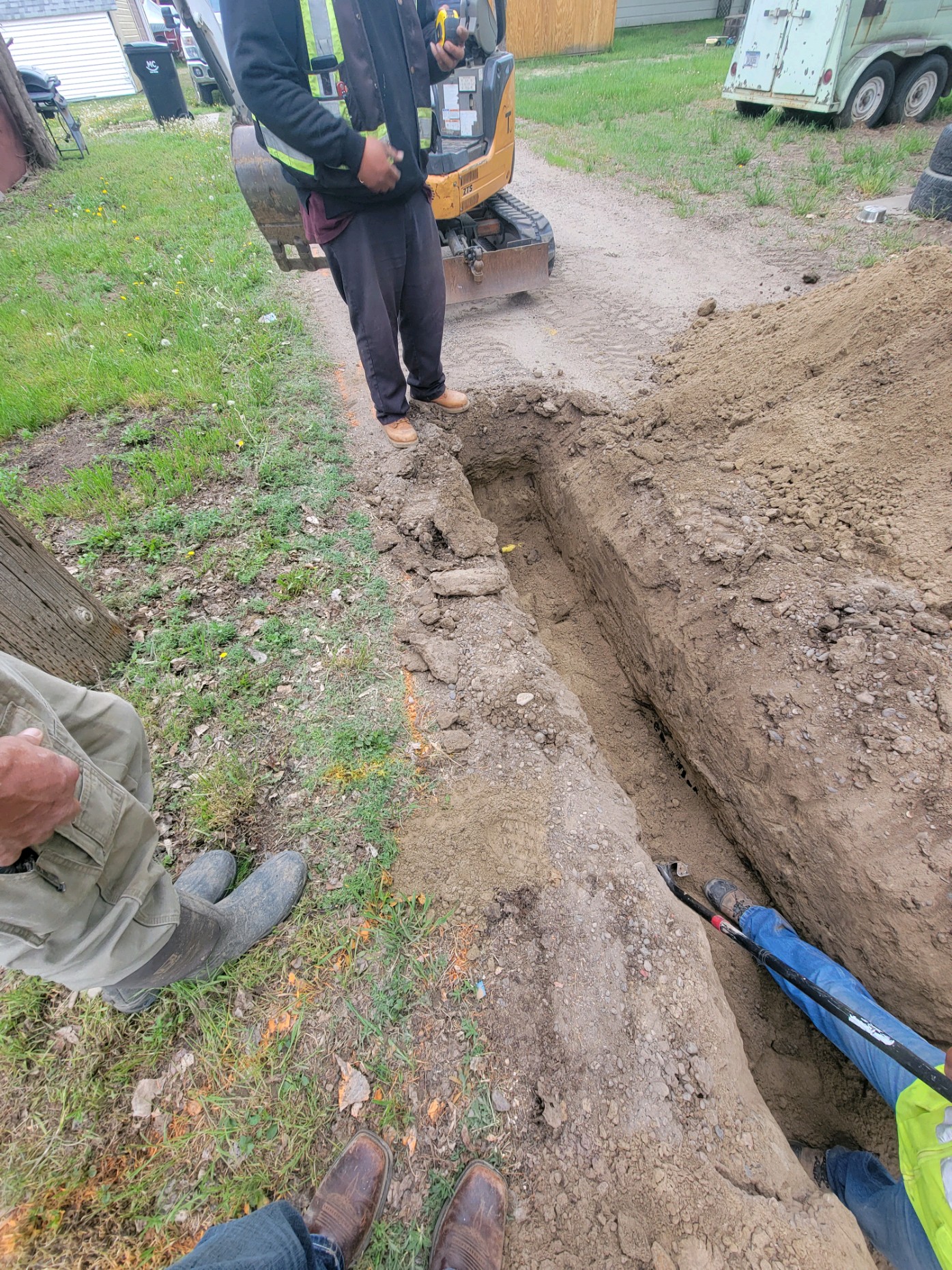 Excavation and utility trenching