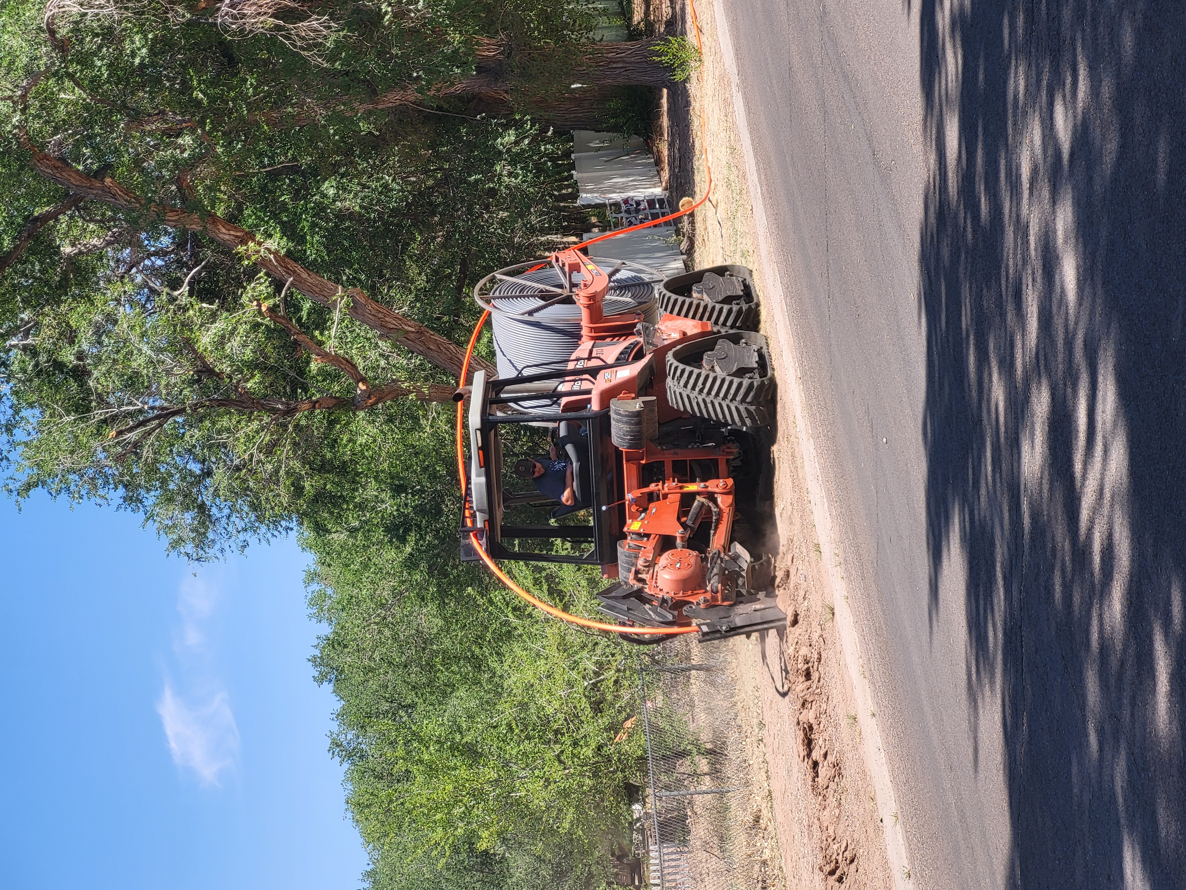 Pipeline installation outdoor